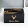 MDF box for napkins "Golden Deer" black 10x13x20 cm