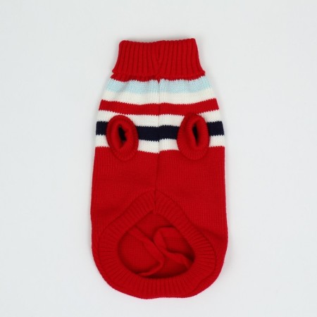 Sweater "stripes", 2XL (DS 41, Osh 41, OG 36-60 cm), red-5