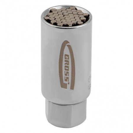 Reusable head GROSS 13191, chrome-made, 3/8 ", 6-21 mm-3
