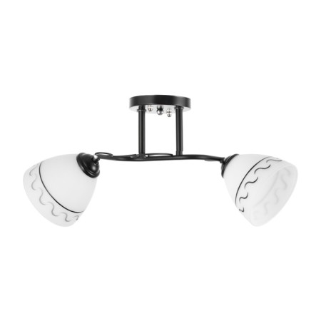 Aurora chandelier 2he27 40W Black 48x26 cm-4