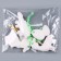 A set of Christmas decorations for coloring 4 pcs "Dinosaurs" with a suspension, brush