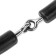 A bit for a horse with hypoallergenic plastic, the distance between the rings is 140 mm