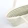 Bag-touut without fastening, white/green color