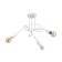 Lamp "Knot" White 3x40W E27 85x85x40 cm