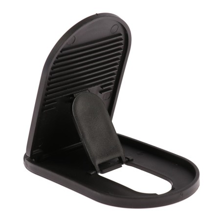 Luazon phone stand, folding, adjustable height, rubber insert, black-4