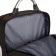 City backpack on a zipper, 2 pockets, with USB, brown color