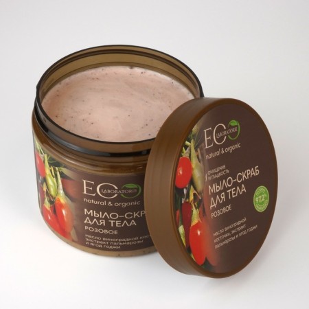 Layer-scrub for body, pink, 360 ml