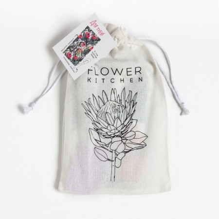 Set gift Ethel Flowers: a towel 40x73 cm, shoulder blade-6
