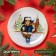 Soldier glass dish "Winter cub. Rink ”, D = 19 cm
