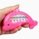 Dolphin bathtub thermometer, pink color