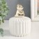 Coramics Coramics "Golden Bear" White relief 11.5x8.2x8.2 cm