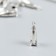 Decor for creativity Metal "Rocket" set 8 pcs silver 1x2.3 cm