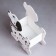 Kashpo wooden "Dalmatian", 15x8x17.5 cm, oak, white