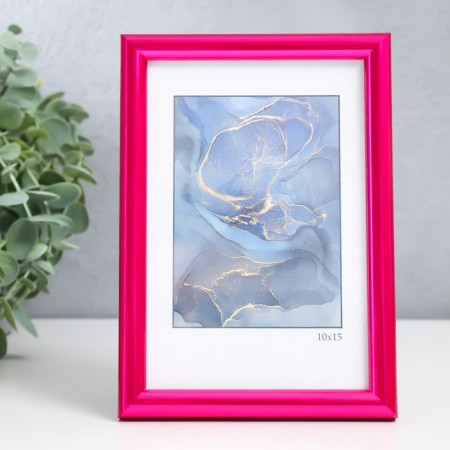 Photo frame Plastic "Rainbow" 10x15 cm, purple metallic