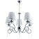 Chase "Muse" 5he27 40 T Chrome 58x58x40 cm Bayerlux