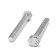 Bolt "Tundra Krep", with a hexagonal head, galvanized, Din933, M8x60 mm, 1 kg