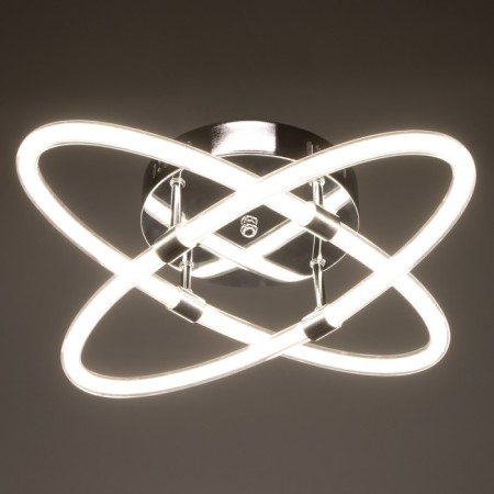 Chandelier 1801/2 LED 60W 4000k chrome 48x48x10 cm Bayerlux-2