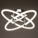 Chandelier 1801/2 LED 60W 4000k chrome 48x48x10 cm Bayerlux