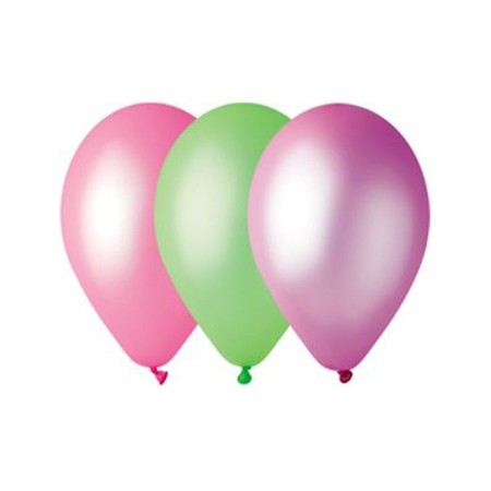 Latex ball 12 ", Neon, set of 100 pcs., Mix color-3