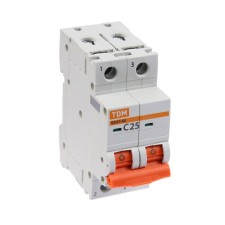 Switch automatic TDM VAL47-60, 2P, 25 A, 6 KA, C, SQ0223-0095