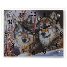 Carty clock is wall-mounted, interior 