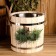 Lipes, 12 liters, stainless insert, stainless rim, ropes, "spruce branch"
