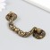 Handle for the casket brass "Antiques. Roots" 5.5x12.8x1.2 cm
