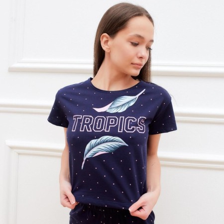 T -shirt female reproach. KAFTAN "Tropical Dream" p. 48-50-2