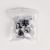 Cubes set for D&D (Dungeons and Dragons, DND) "Game time", Series: D&D, 15 pcs, white