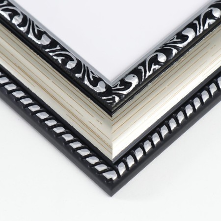Photo frame Plastic "Mira" 15x21 cm 644821-6, silver (plastic screen)-3