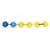 Constructor training "Snowflakes with numbers"