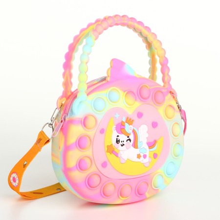 Bag's bag with lightning, colorful color
