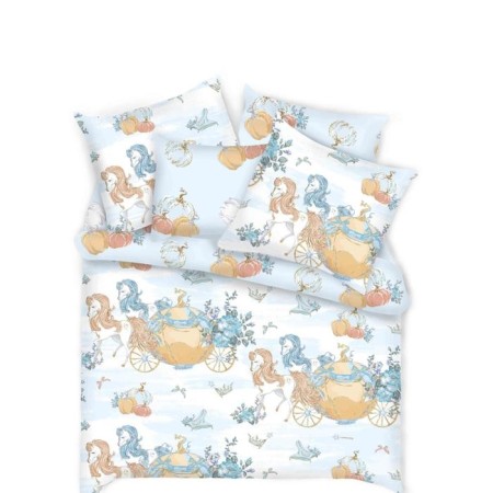 Bed linen 1.5 joint venture "Cinderella", size 145x210 cm, 145x210 cm, 50x70 cm-1