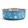 Bowl with silicone base "star", blue, 900 ml