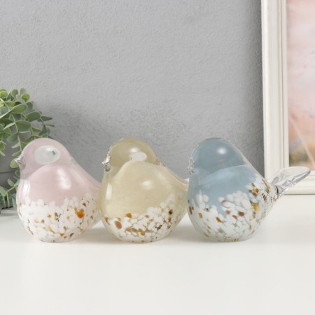 Souvenir Glass "Birds" under the Muranian glass mix 17.5x8x10 cm