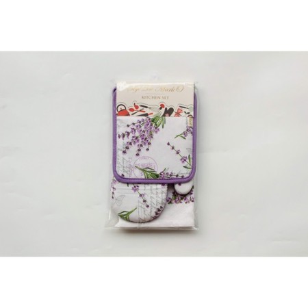 Kitchen set No. 4: Take, mittens, towel 38x63 cm