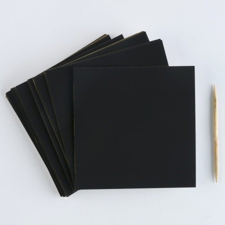 Engraving "World of Anime" with a color effect, 100 pcs, 8 x 8 cm-2