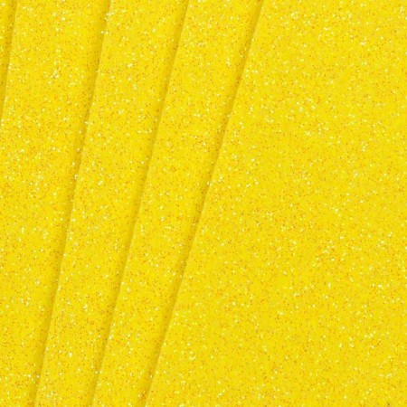 Foamiran "neon shine - yellow" adhesive base, 2 mm format A4 (set of 5 sheets)-3