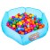 Balls for a dry pool with a pattern, ball diameter 7.5 cm, set 30 pieces, multi -colored