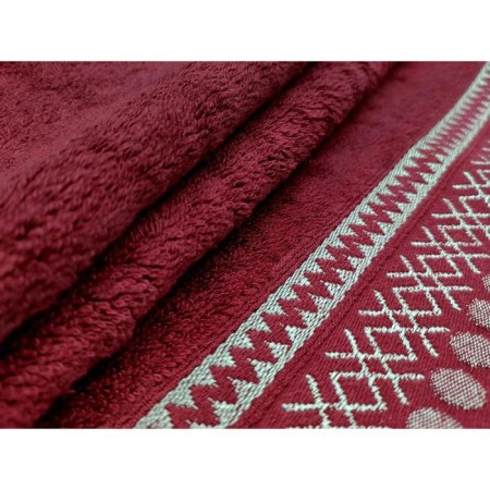 Bamboo towel Primvelle anders, 500 g, size 70x140 cm, burgundy color-1