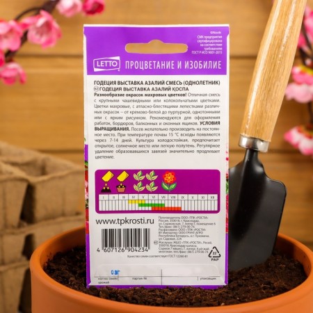 Flower seeds Godegia Exhibition Azalia, O 0.3g-4