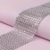 Tape with imitation of convex rhinestones, 5.75 cm, 9 ± 1 m, silver color