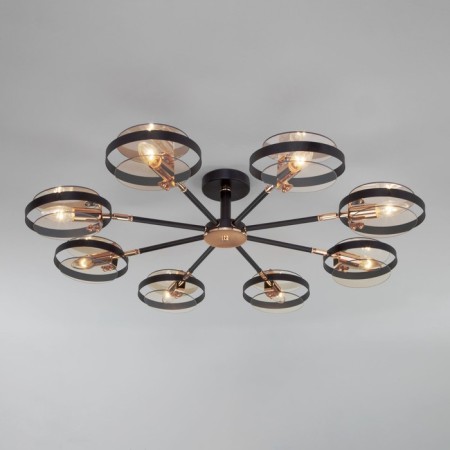 Ceiling lamp in the style of loft Gallo, 60W, E14, 91.5x91.5x18.5 cm