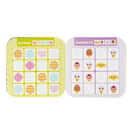 Kids "Logic with stickers. Sudoku "-1