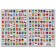 Geometes for the world map Eco Wood Art, flags of countries, pins