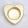 Small Climb "Small Heart. Marble" from gypsum, 7x3cm, gold