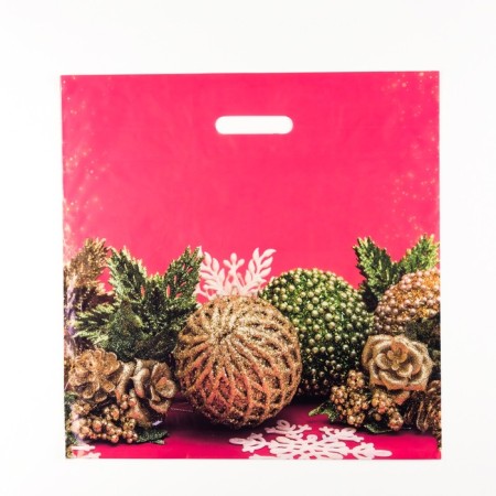 Package "Golden Seales", polyethylene with a cut pen, 45x45 cm, 70 μm