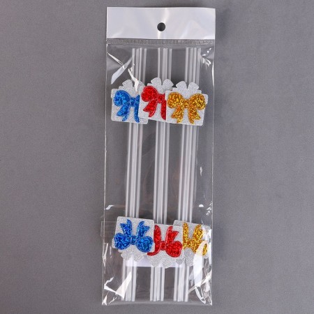 Tubes "Gifts", in the set 6 pcs., Silver-3