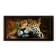 Narts "Leopard", wooden board 40 x 40 cm, with a field for playing checkers