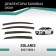 Defly window deflectors for Hyundai Solaris, 2017-2022
